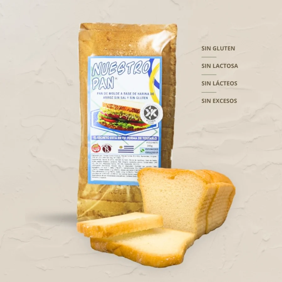 Pan de molde sin sal
